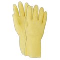 Magid ComfortFlex R732 17 Mil Unlined Latex Gloves wRolled Cuff, 12PK R732-9-95